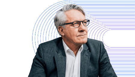 Image of Man Banking