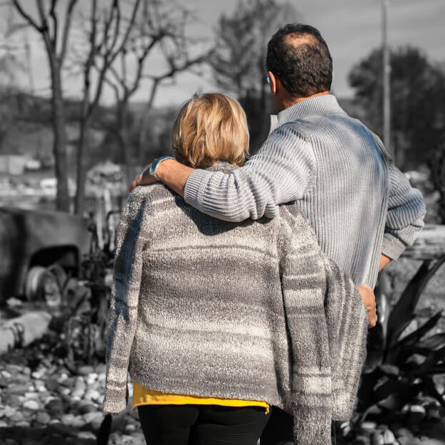 Disaster Desaturated Square