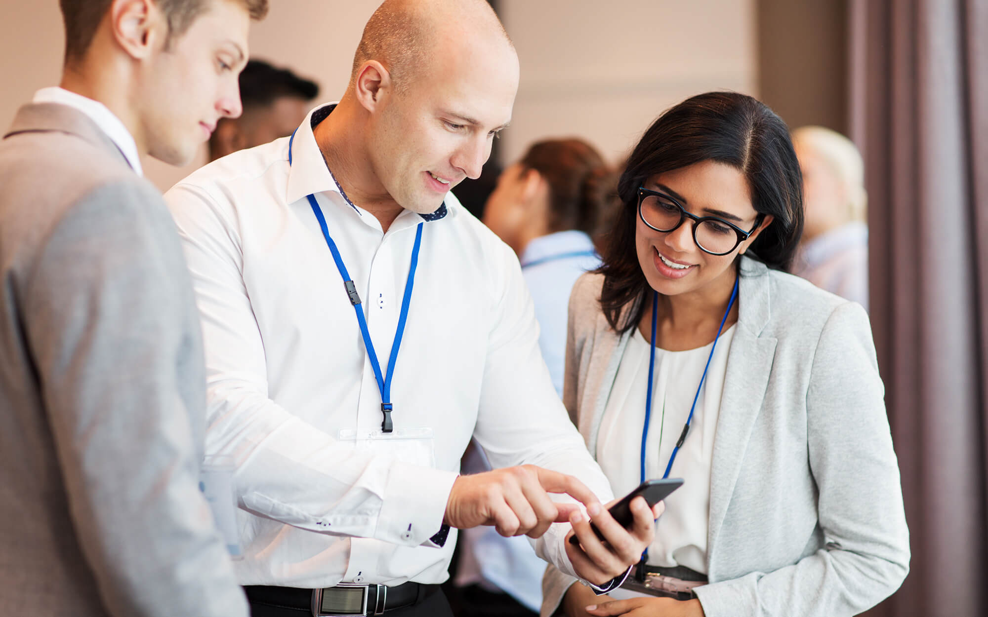 people working together