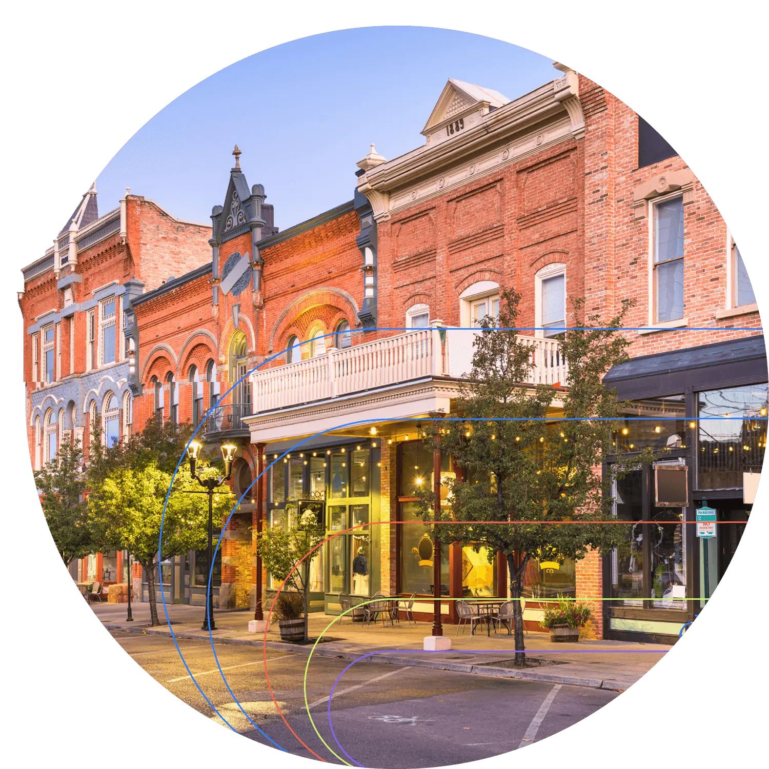 Main Street Local Community 04 circle