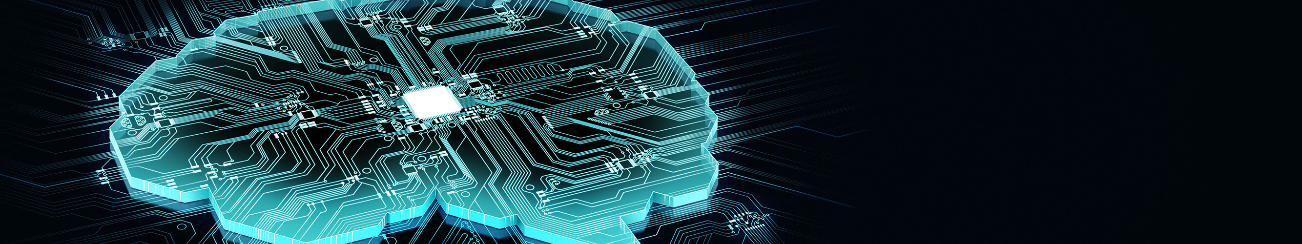 AI Artificial Intelligence Square Banner