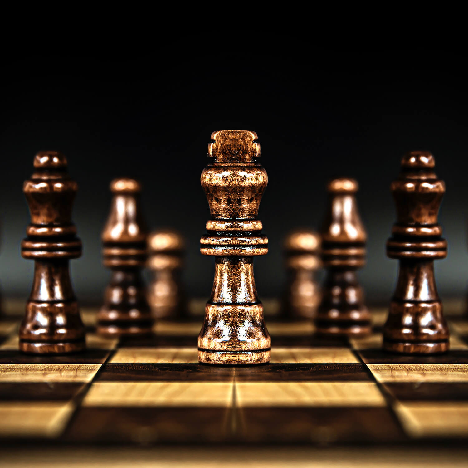 Leadership Defense Chess Pieces