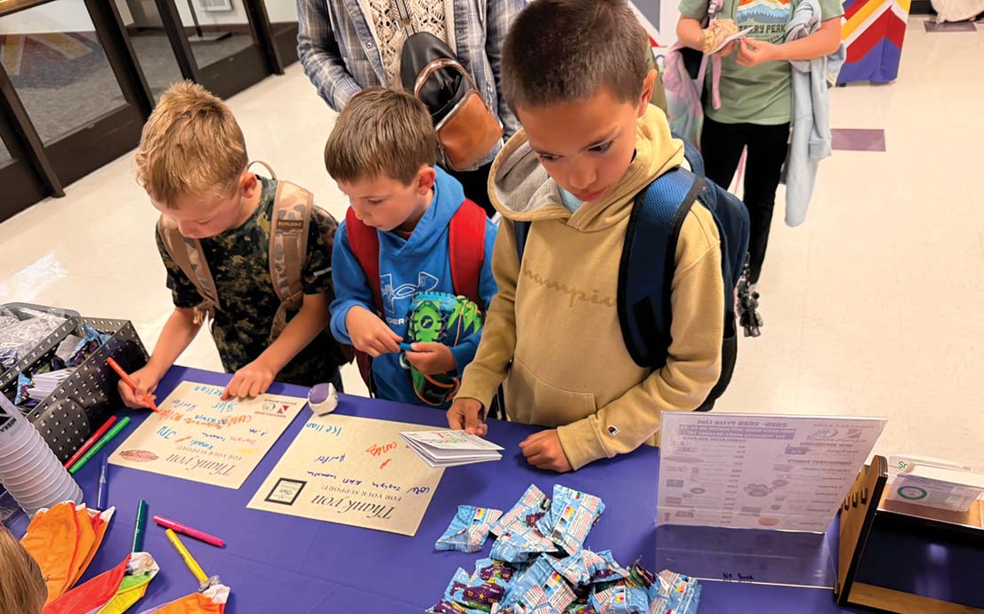 In the first year of the Bridgeport Elementary School branch of Nebraska Bank, students saved a total of $9,000. | Photo courtesy of Nebraska Bank