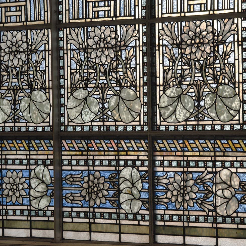 Stained glass window