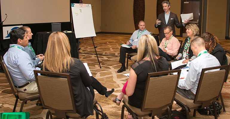 bankers together at LEAD FWD