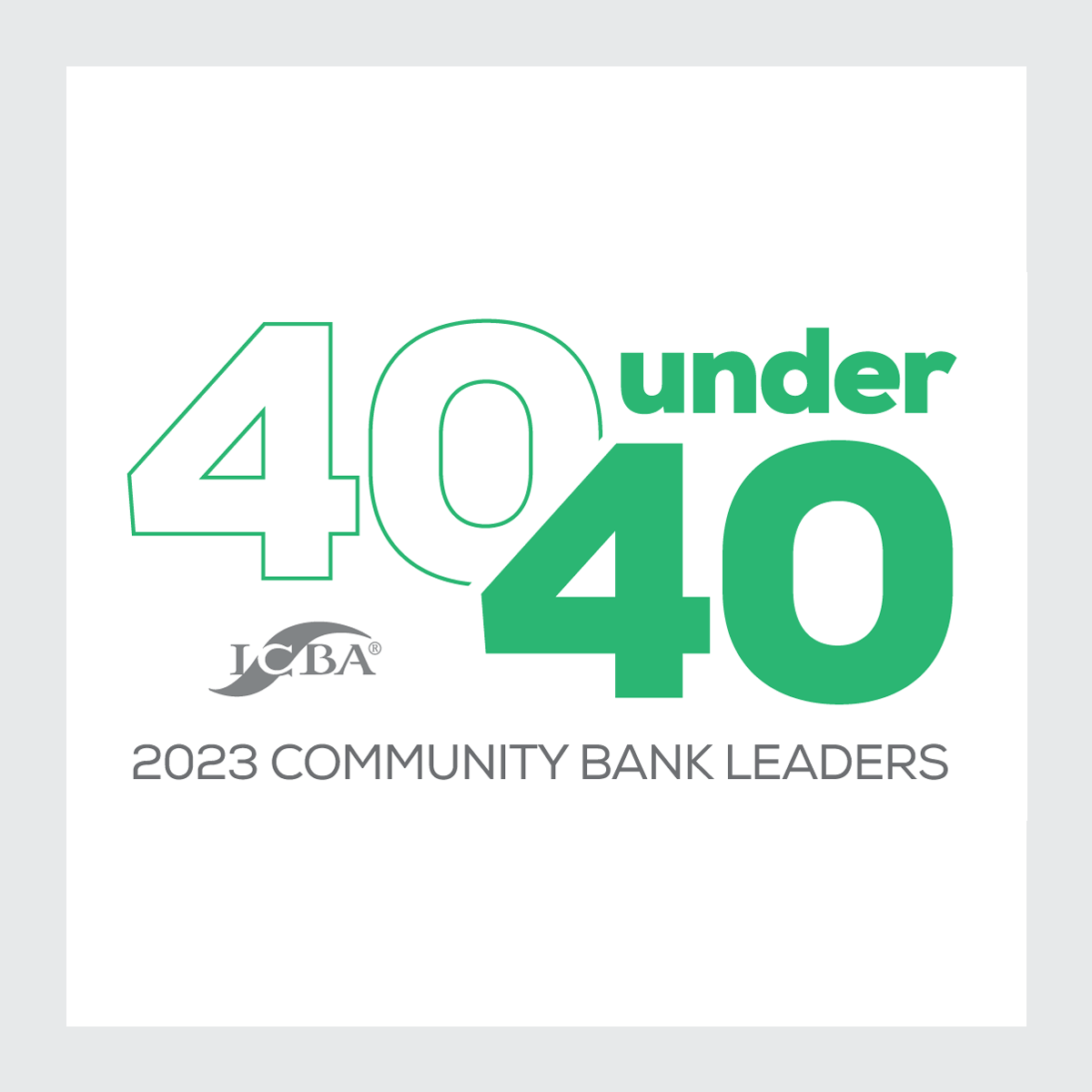 40 Under 40 2023 Logo