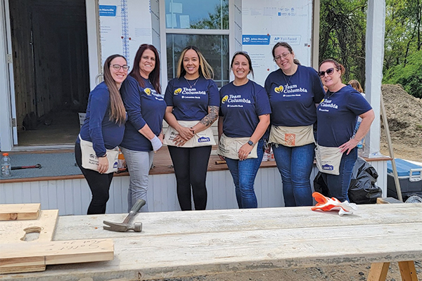 Womens Build Day Columbia Bank