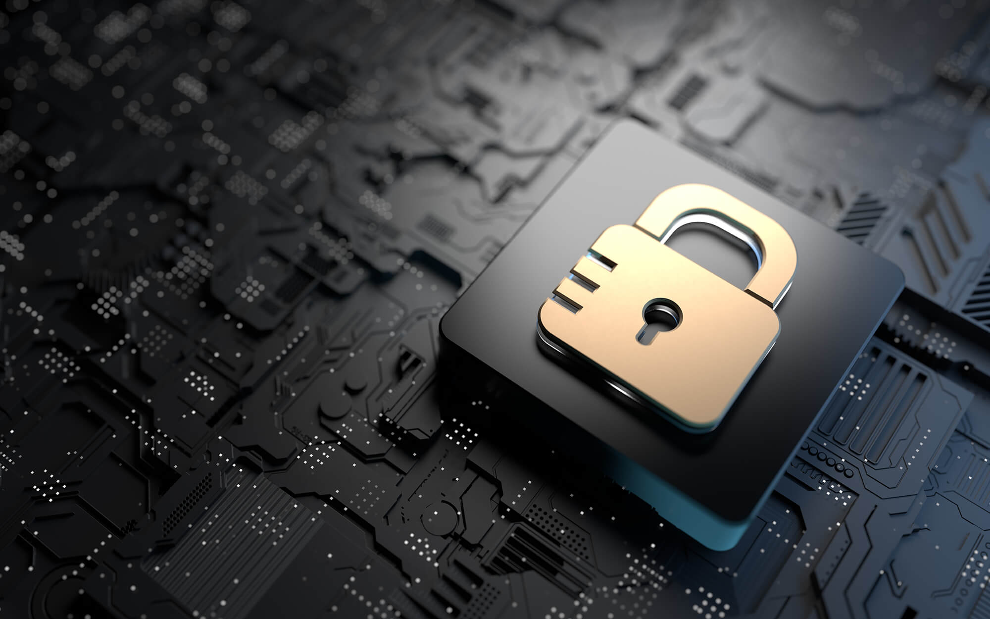 Cybersecurity Lock Image